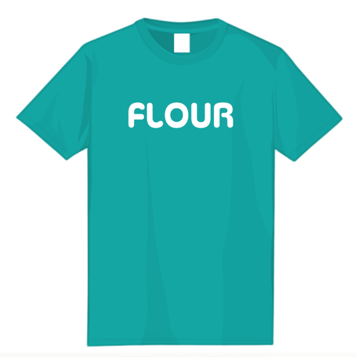 FLOUR オリジナル ドライTシャツ｜FLOURのアンバサダーTシャツです。
